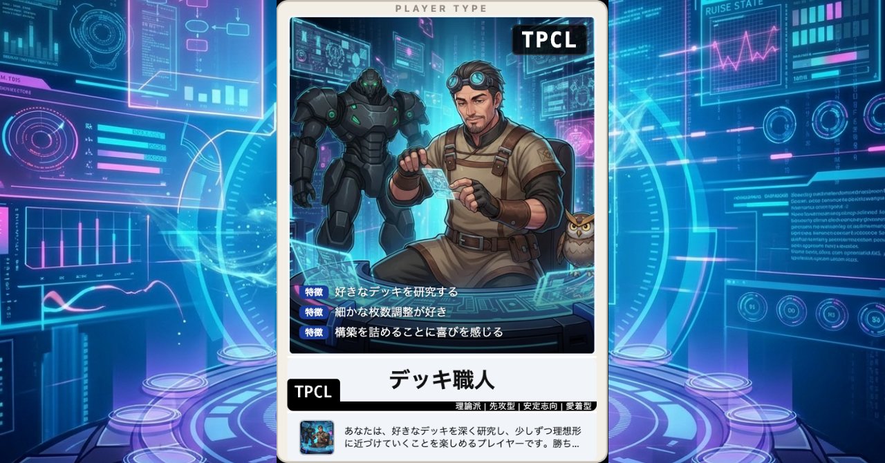 デッキ職人（TPCL）| デジカプレイヤータイプ診断 | デジカツール